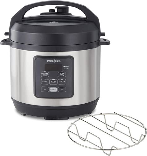 Proctor Silex Simplicity 4 In 1 Electric Pressure Cooker 3 Quart Multi Function With Slow Cook