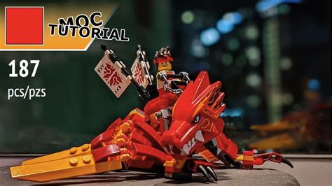 Lego Moc Ninjago Kais Fire Dragon Upgrade By Brick Daimyo