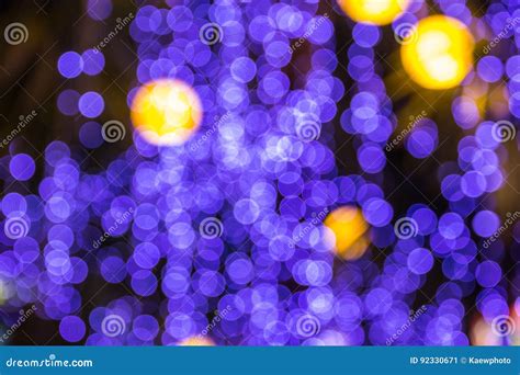 night light bokeh of lights decorate the christmas and new year stock image image of city