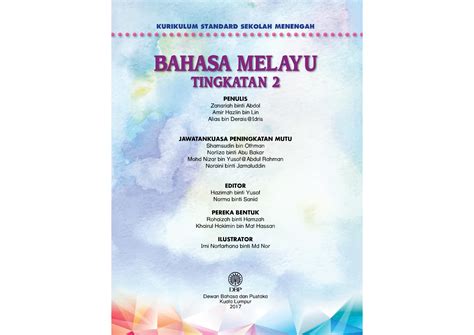 Jawapan Buku Teks Bm Tingkatan 2 / Buku Teks Bahasa Melayu Bm Tingkatan 2 Kssm Bumi Gemilang