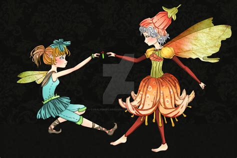 Dancing Fairies By Coralpinkflorescent On Deviantart
