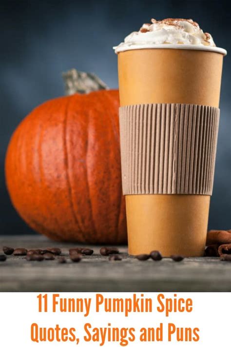 11 Funny Pumpkin Spice Quotes Sayings And Puns Mama Cheaps