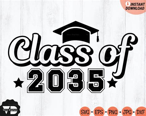 Class Of 2035 Svg Senior 2035 Svg Class Of 2035 Shirt Boys Etsy