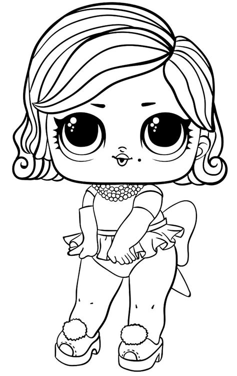 Qui�n sabe, quiz� eres un picasso en potencia y todav��a no lo sabes. Desenhos para colorir da boneca LOL - Dicas Práticas