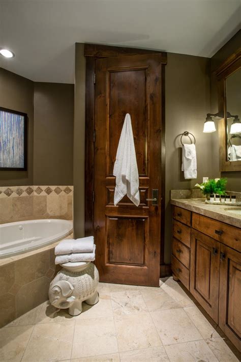 Some times ago, we have collected photos to give you imagination, look at the picture, these are excellent imageries. Elegant Master Bathroom With Rustic Charm | HGTV