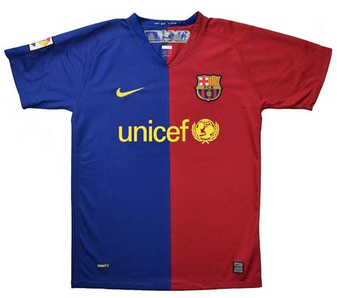 2008 09 Fc Barcelona Shirt S Football Soccer European Clubs