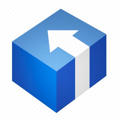 Arrow Blue Box Install Package Program Icon Download On Iconfinder