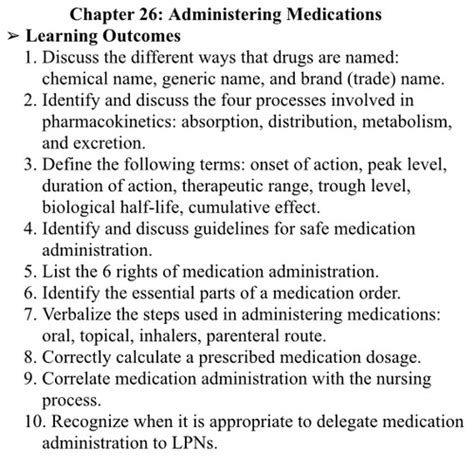 Fundamentals Chapter 26 Administering Medications Flashcards Quizlet