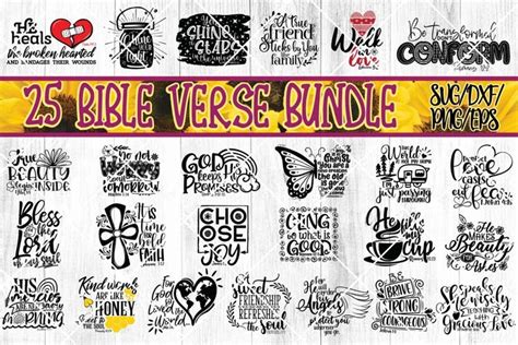 Bible Verse Bundle Svg Christian Svg