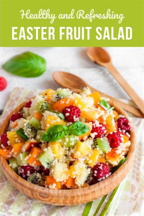 Combine fruits such as berries, oranges, kiwi, pineapple, and grapes for a light and refreshing dish. Easter Fruit Salad - Super Healthy Kids | Recipe | Easter ...