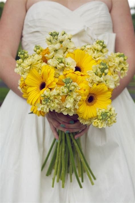 Picture Of Yellow Wedding Bouquets