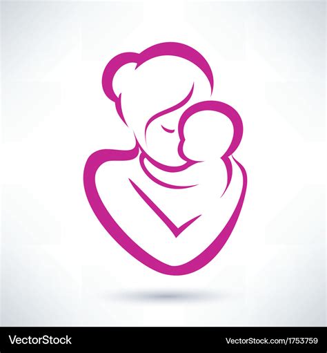 Mother And Baby Logo Stock Vector Colourbox 58 Off