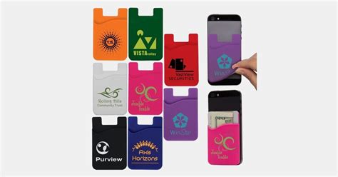 Cell Phone Card Holder With Your Logo