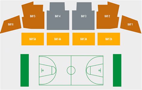 Tasmanian Silverdome Basketball Seating Map
