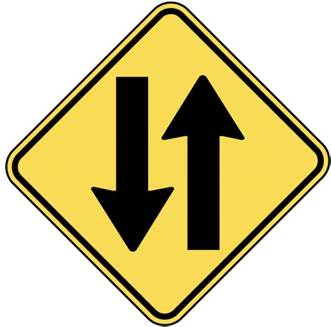 Two Way Traffic Sign Meanings And Examples For The Dmv