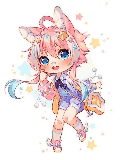 Commission Pastel Stars By Hyanna Natsu On Deviantart