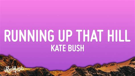 Kate Bush Running Up That Hill Lyrics Stranger Things Soundtrack Youtube