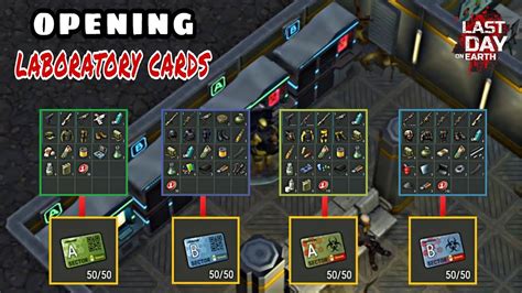 Opening All Laboratory Cards Ldoe Season 21last Day On Earth