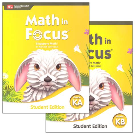 Math In Focus 2020 Student Edition Collection Grade K Marshall