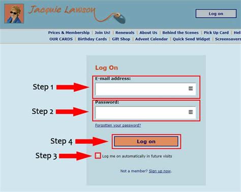 Jacquie Lawson Website Login