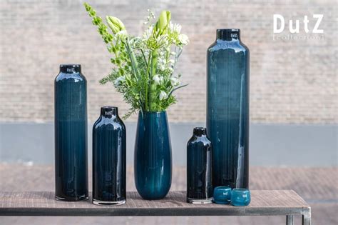 vase robert navy blue glass vases luxury vase
