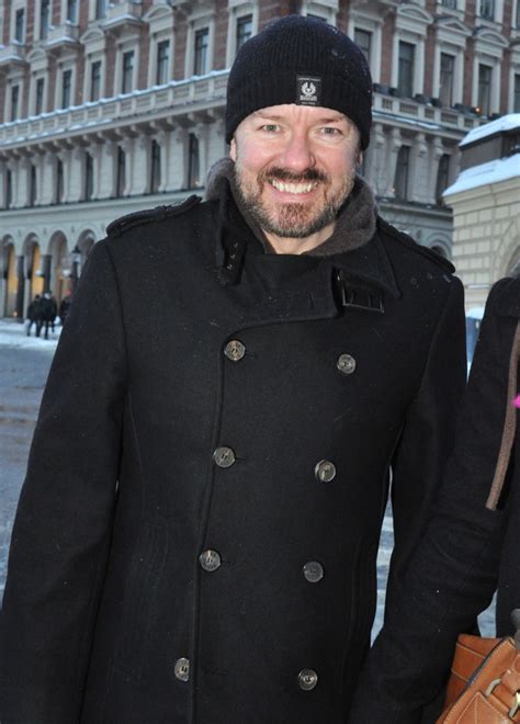 Born 25 june 1961) is an english comedian, actor, writer, producer and director. Ricky Gervais Picture 56 - Ricky Gervais Wraps Up in Warm Clothes While Out and About in ...