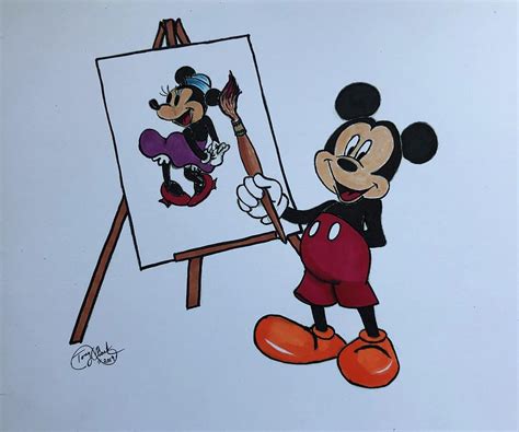 Mickeys Muse Mixed Media By Tony Clark Fine Art America