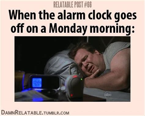 Funny Alarm Clock Monday Morning Dump A Day