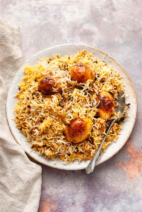 Hyderabadi Egg Biryani Recipe Anda Biryani Indian Ambrosia