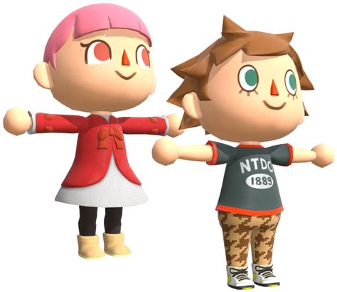 Classic french with high fade. animal crossing villager 3d models - Game Dimension