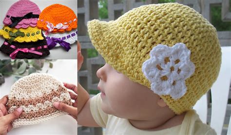 Crochet Baby Hat Free Patterns