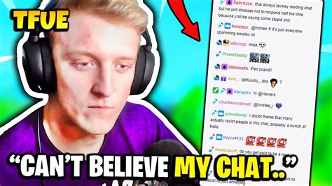 Tfue Explains Why He Hates To Read Twitch Chat Fortnite Daily Funny