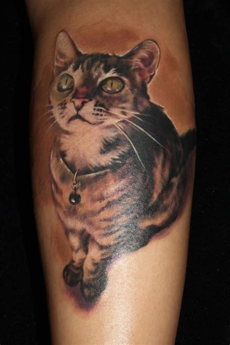 Amazing And Realistic 3d Cat Tattoos