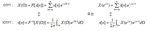 Here xn is a discrete sequence defined for all n : DTFT 정보통신기술용어해설