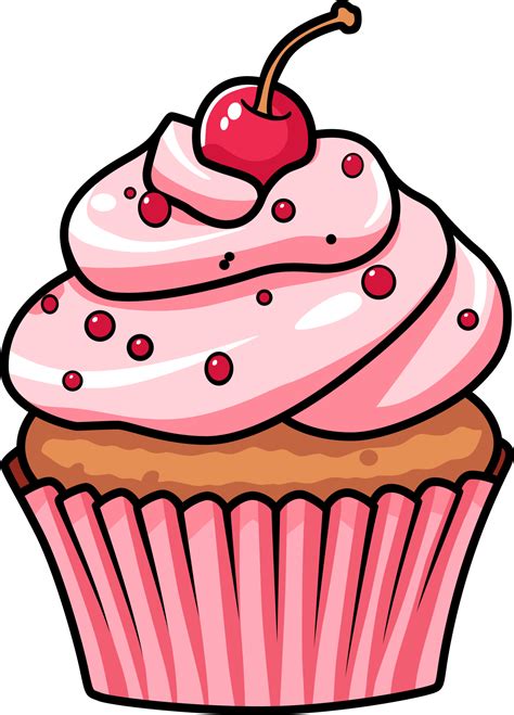 Sweet Cupcake Vector Illustration Eps10 25076483 Png