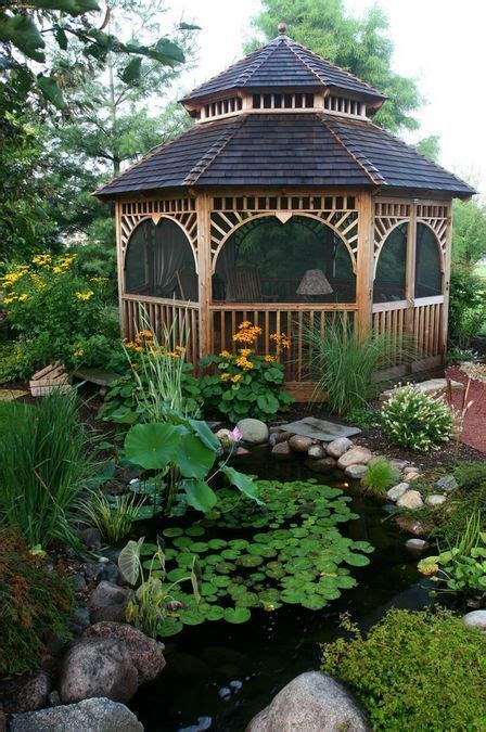 Japanese Garden Gazebo Ideas88 20 Screened Gazebo Backyard Gazebo