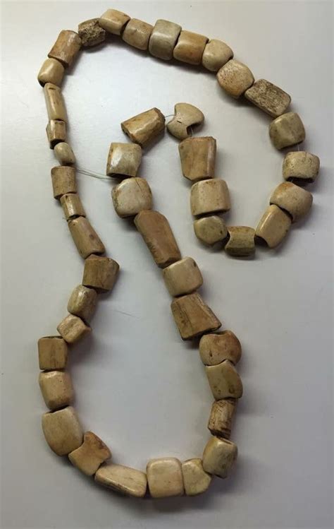 Ancient Native American Bone Beads