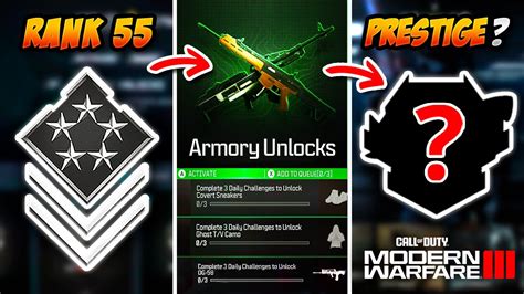 where s prestige what are armory unlocks does level 55 matter anymore modern warfare 3