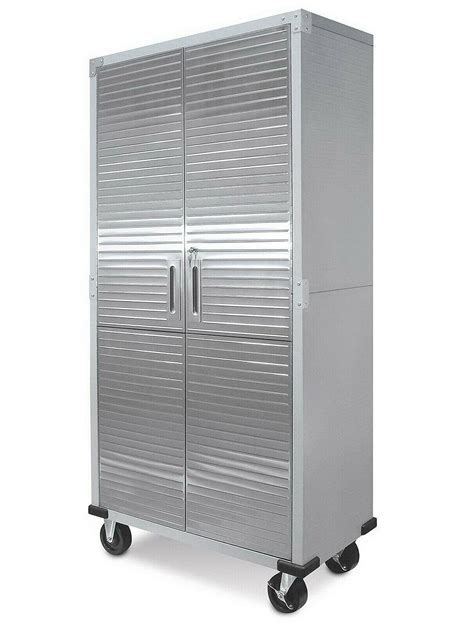 72 Tall Metal Rolling Storage Tool Cabinet Locking Stainless Steel