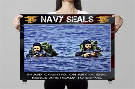 Navy Seals Poster Navy Seal Poster Navy Seals Custom Posters