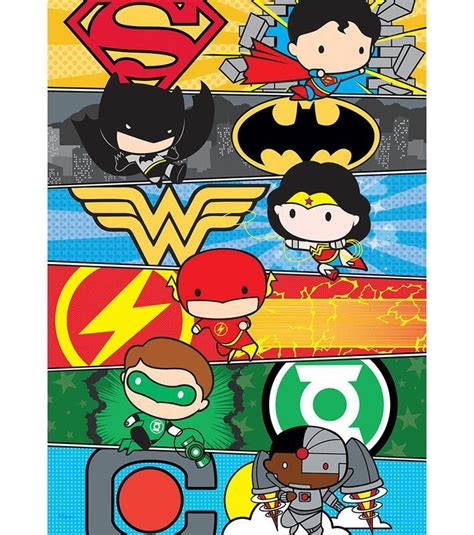 Dc Comics Dc Comics Justice League Chibi Graphic Art Chibi Superman