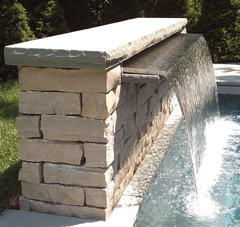 The pond boss 8 inch waterfall spillway seamlessly adds a beautiful waterfall to your pond. SSS1535 Vianti Falls Spillway, 35.5" wide, 15" lip ...