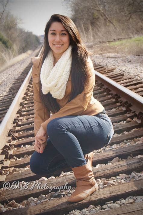 Senior Pictures Senior Photography Railroad Tracks Senior Photography Inspiration Girl