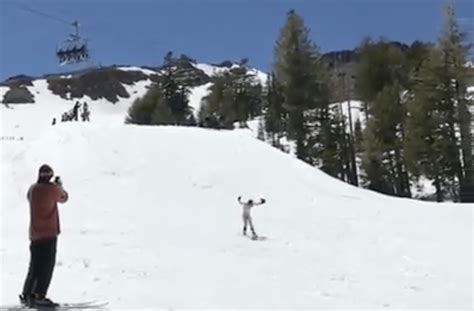 Video Guy Celebrates Squaw Valley Closing Day With Double Backie Nude