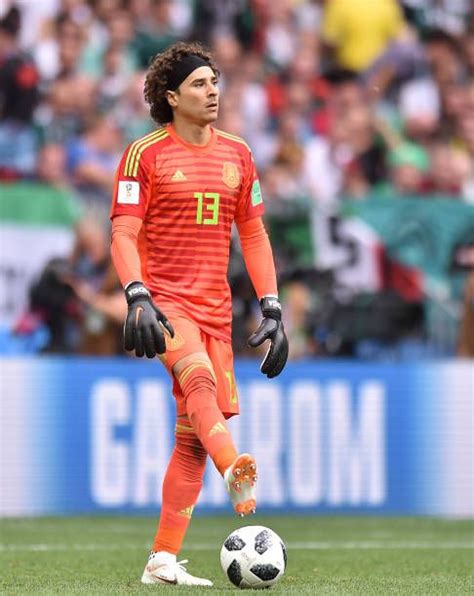 Guillermo Ochoa Of Mexico In Action During The 2018 Fifa World Cup Russia Group F Match Between