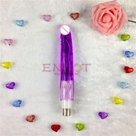 2016 Purple Min Crystal Dildo For Vaginaandanal Sex Machine Attachment