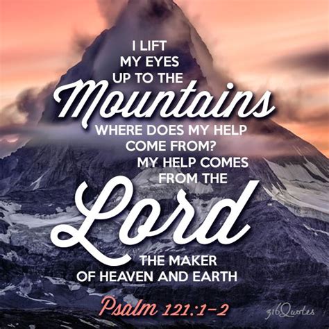 I Lift Up My Eyes Psalm 1211 2 Lift Eyes