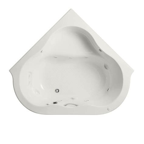 Big corner whirlpool tub steam shower room l90s42ws 60x60x90. American Standard EverClean 5 ft. x 60 in. Center Drain ...