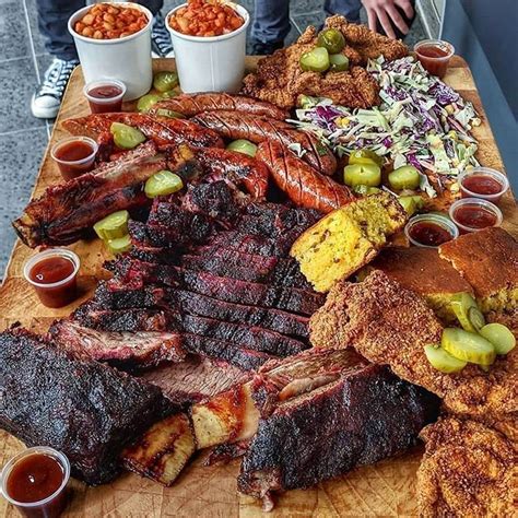 Hands Down The Best Barbecue Platter Ive Ever Laid My Tender Gaze