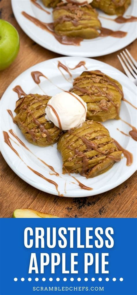 Simple Crustless Apple Pies Recipe Scrambled Chefs